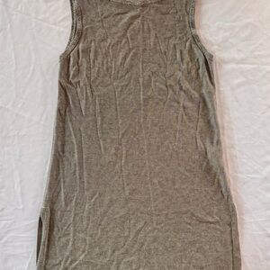 Eileen Fisher Women's Size S/P Black Stripe Sleeveless Tank Dress Casual